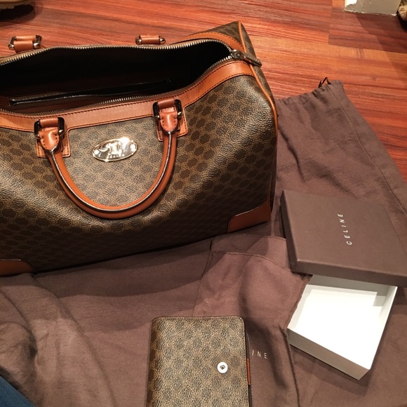 🔥🔥Celine VintageExcellent Cond Boston and Wallet - Picture 6 of 8